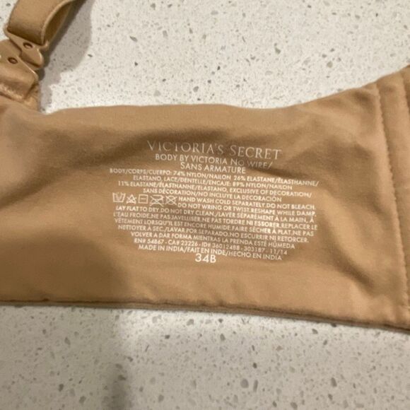 Victoria’s Secret bra, body by Victoria no wire size 34B - Picture 5 of 6